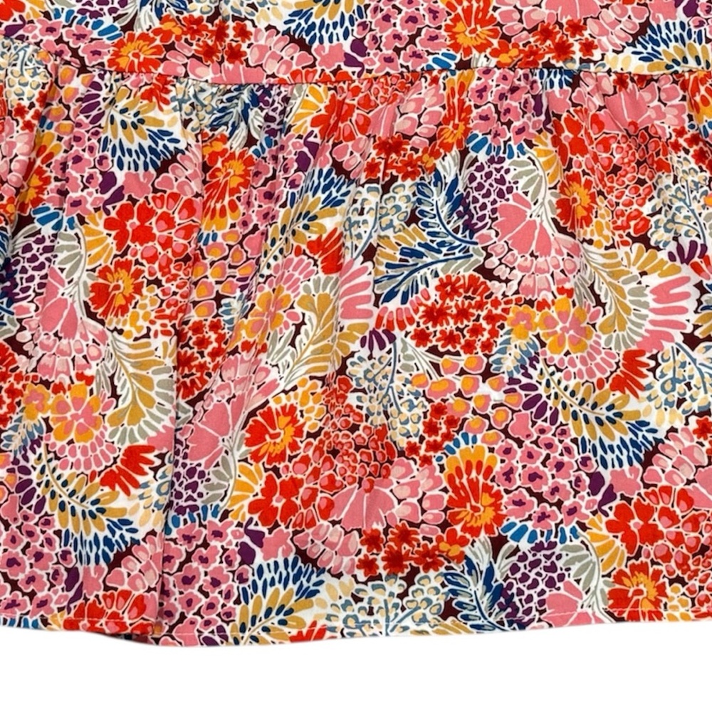 Dokotoo V-Neck Drawstring Ruffle Cap Short Sleeve Mini Dress, Size: L - Picture 6 of 6